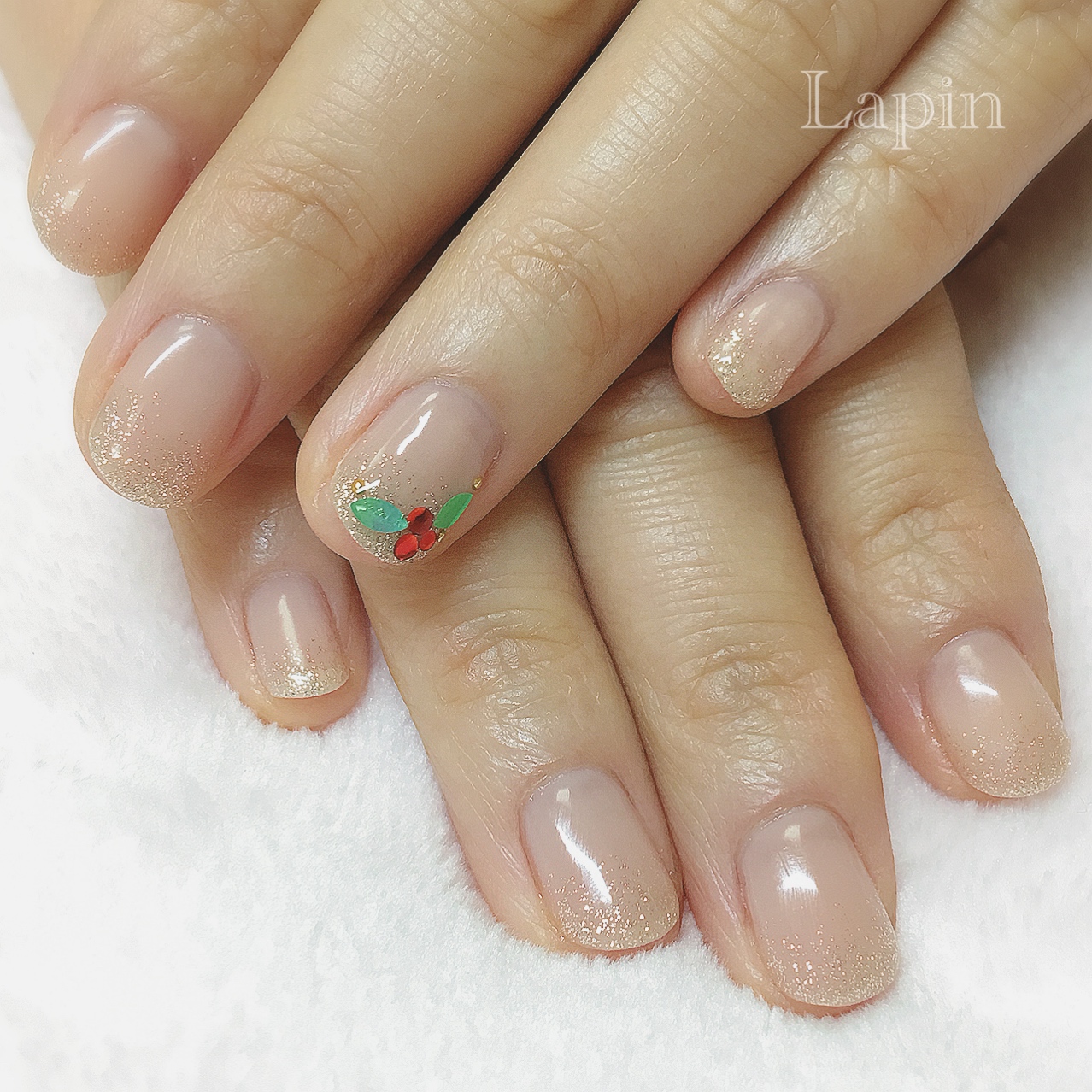 クリスマスネイル 冬ネイル Lapin